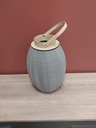 KIMO LANTERNE EN BOIS ET TISSU
