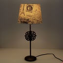 LAMPE  DE TABLE METAL