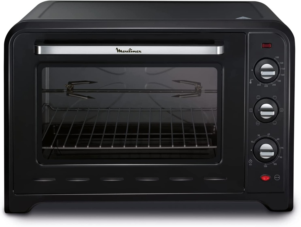 MOULINEX FOUR INOX à convection électrique, 60 Litres, 7 Programmes.