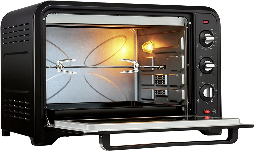 MOULINEX FOUR INOX à convection électrique, 60 Litres, 7 Programmes.