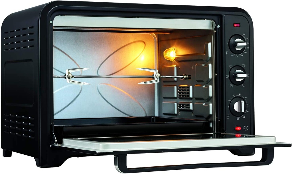 MOULINEX FOUR INOX à convection électrique, 60 Litres, 7 Programmes.