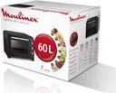 MOULINEX FOUR INOX à convection électrique, 60 Litres, 7 Programmes.