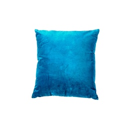 [28316] COUSSIN 45X45 VELOURS BLEU