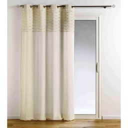 RIDEAUX A EUILLETS 140X240 GOLDEN SUN