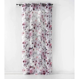 Rideau Panneau A Oeillets Voile 140 X 240 Cm Bouquet