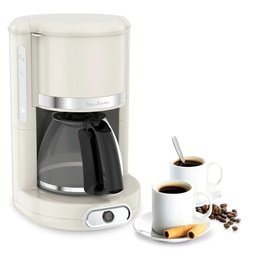 [10727] MOULINEX CAFETIERE 10-15 Cups 1,25 Liters SOLEIL IVOIRE PROGRAMM