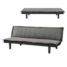 [9765] BANQUETTE 3 POSITIONS BARI VELOUR NOIR