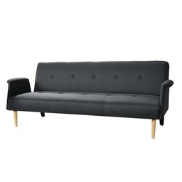 BANQUETTE 3 POSITIONS CAPRI - TISSUS GRIS FONCE