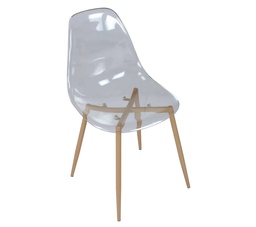 LYNETTE CHAISE TRANSPARENTE