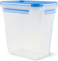 Tefal Masterseal fresh food Container, Rectangle, 1.6 Liter, Blue / Clear