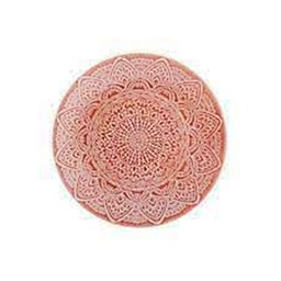 [9388] ASSIETTE DESS MANDALA ROUGE