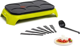 [7653] Tefal Crêpière électrique, 1000 W, Surface antiadhésive, Fonction Thermospot, Crêpes, Pancakes, Fabriqué en France