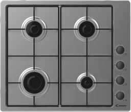 [25349] CANDY PLAQUE ENCASTRABLE 4 FOYERS INOX