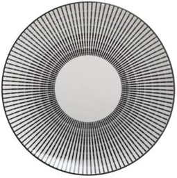 [9380] ASSIETTE CLAIRE LUNIS NOIR 20.5 CM