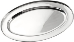 [8943] PLAT INOX OVAL 30X21