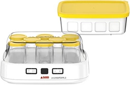 [27920]  YOGHURT MAKER 8 GLASS JARS
