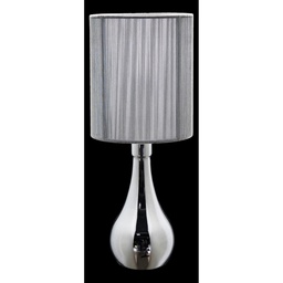 [25062] CARLITA LAMPE ARGENT H39 CM (copie)