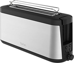[9576] TEFAL GRILLE PAIN LONGUE FENTE INOXIDABLE/NOIR-1000W