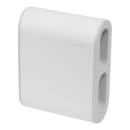 [35048] FICHE MULTIPLE STD 4X2P 6A B/GRIS 49400 LE